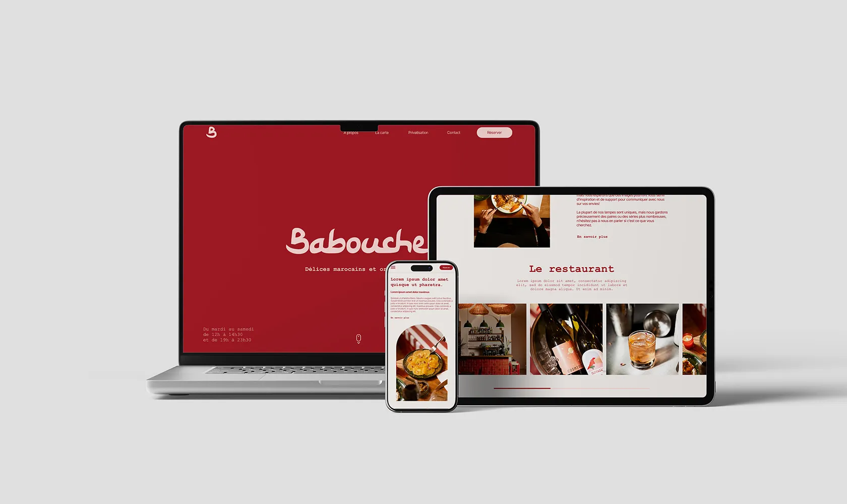 Site internet Babouche Marseille