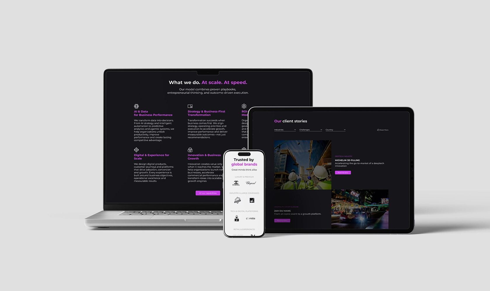 Site internet Mindrush
