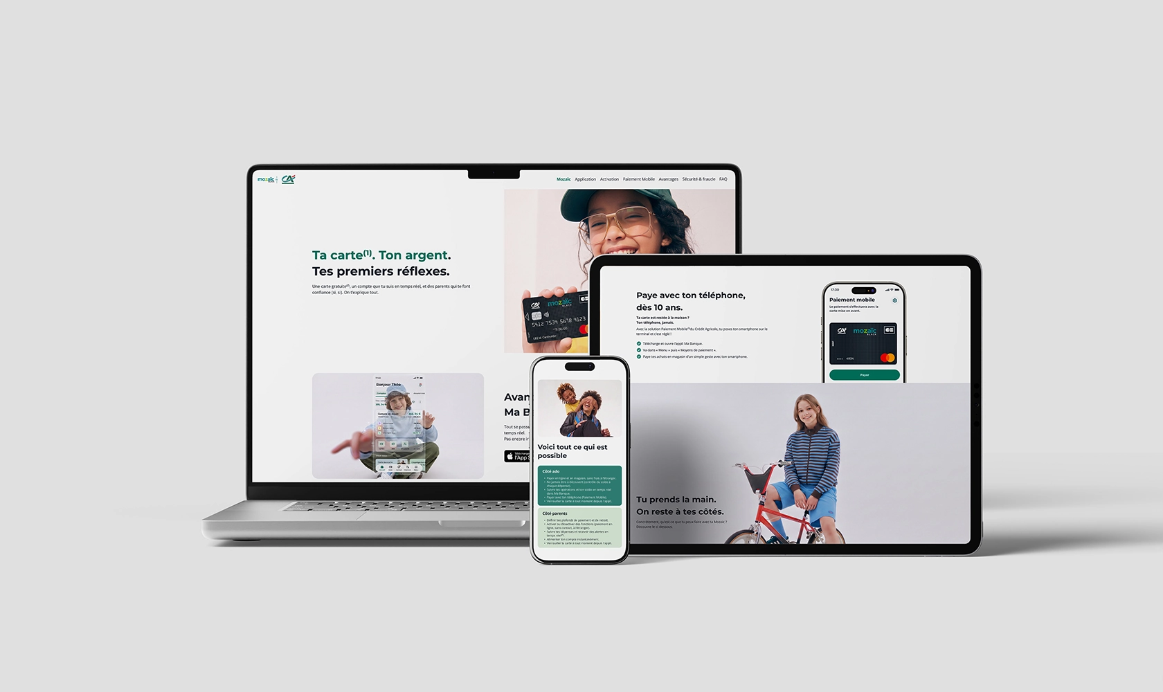 Site internet Crédit Agricole